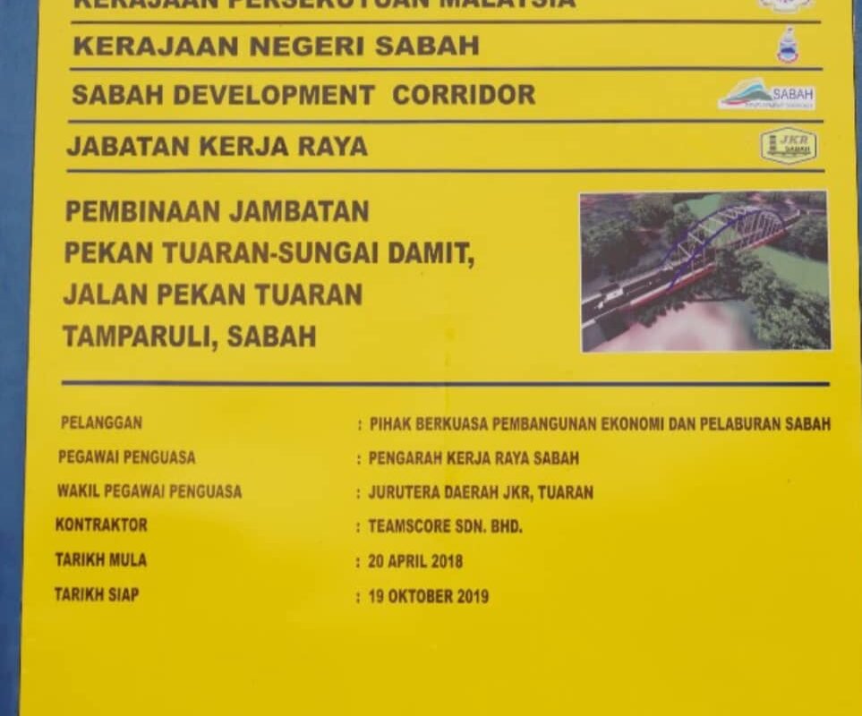 Penduduk gesa jambatan Sg Damit segera disiapkan