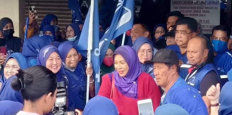 Gelombang biru sambut calon Lahad Datu