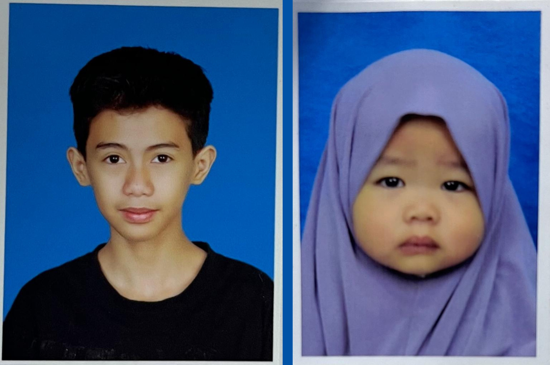 Waris dua kanak-kanak yang diabai dicari