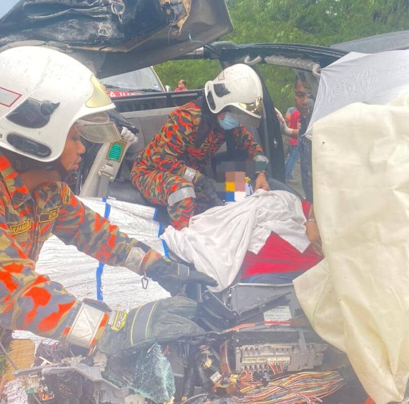 Satu maut, 2 cedera dalam nahas jalan raya di Lahad Datu